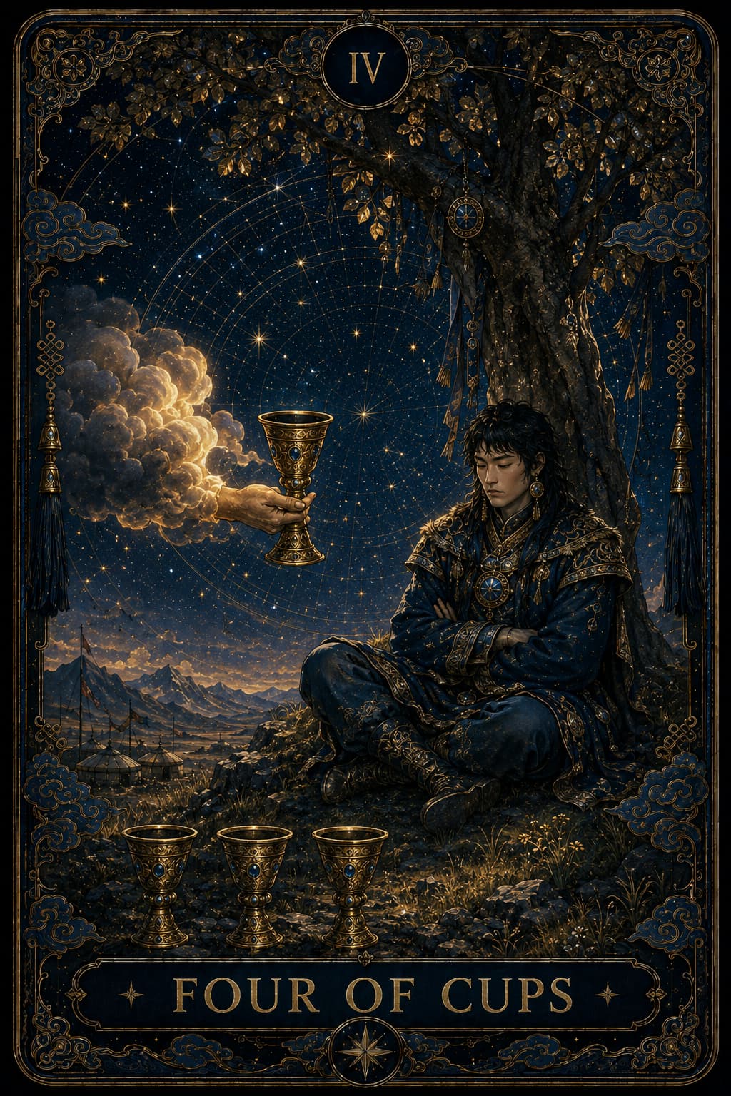 Four of Cups