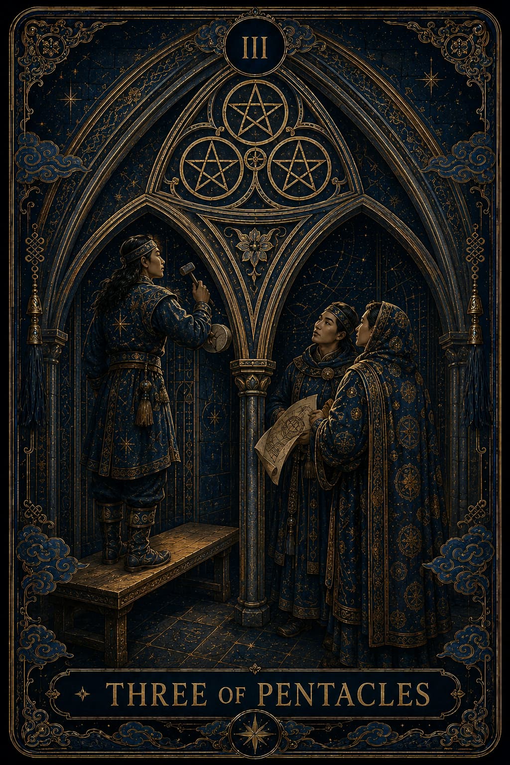 Three of Pentacles