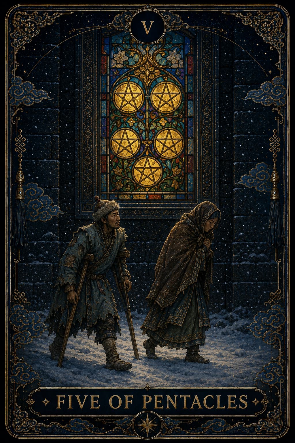 Five of Pentacles