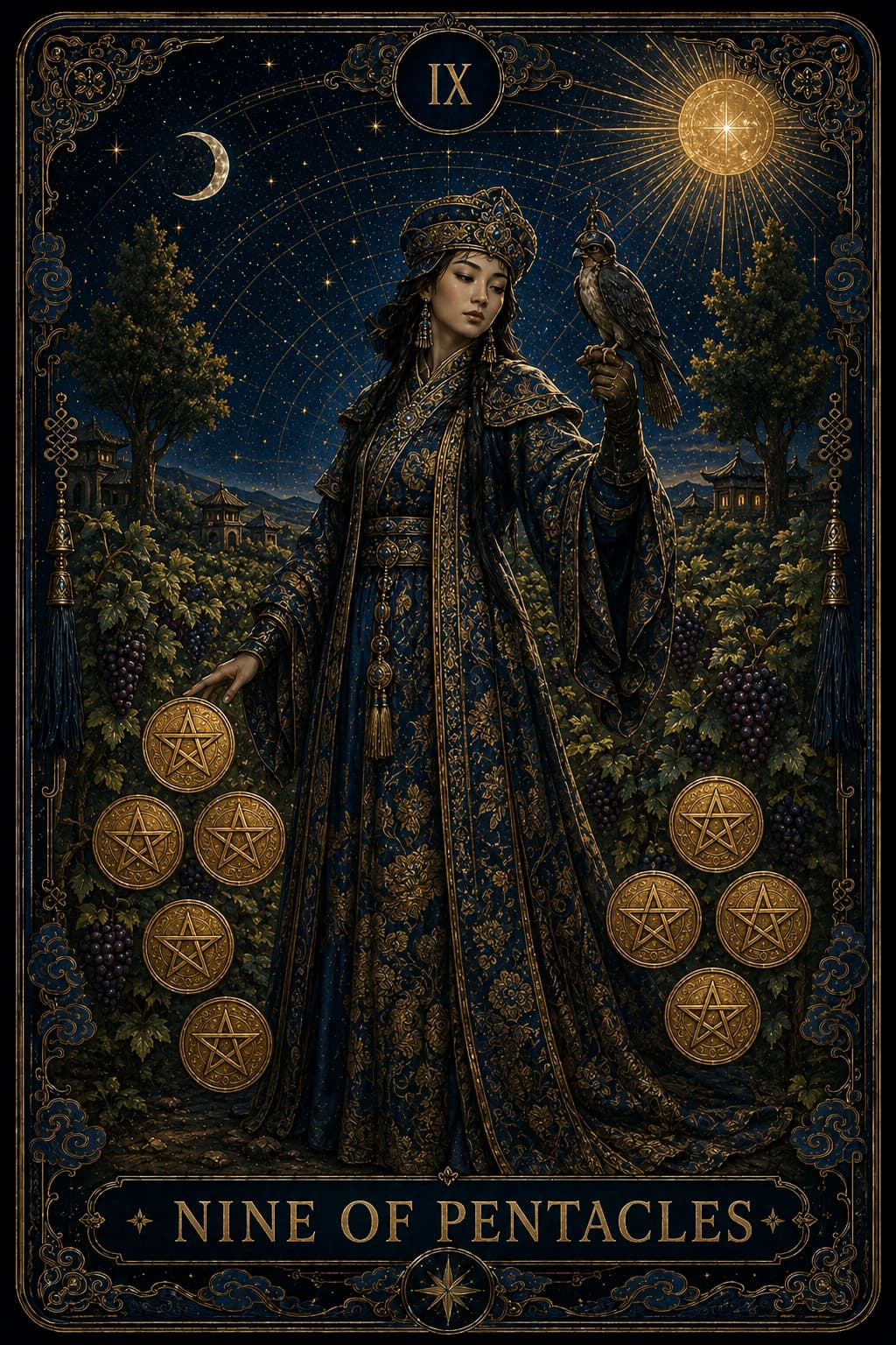 Nine of Pentacles