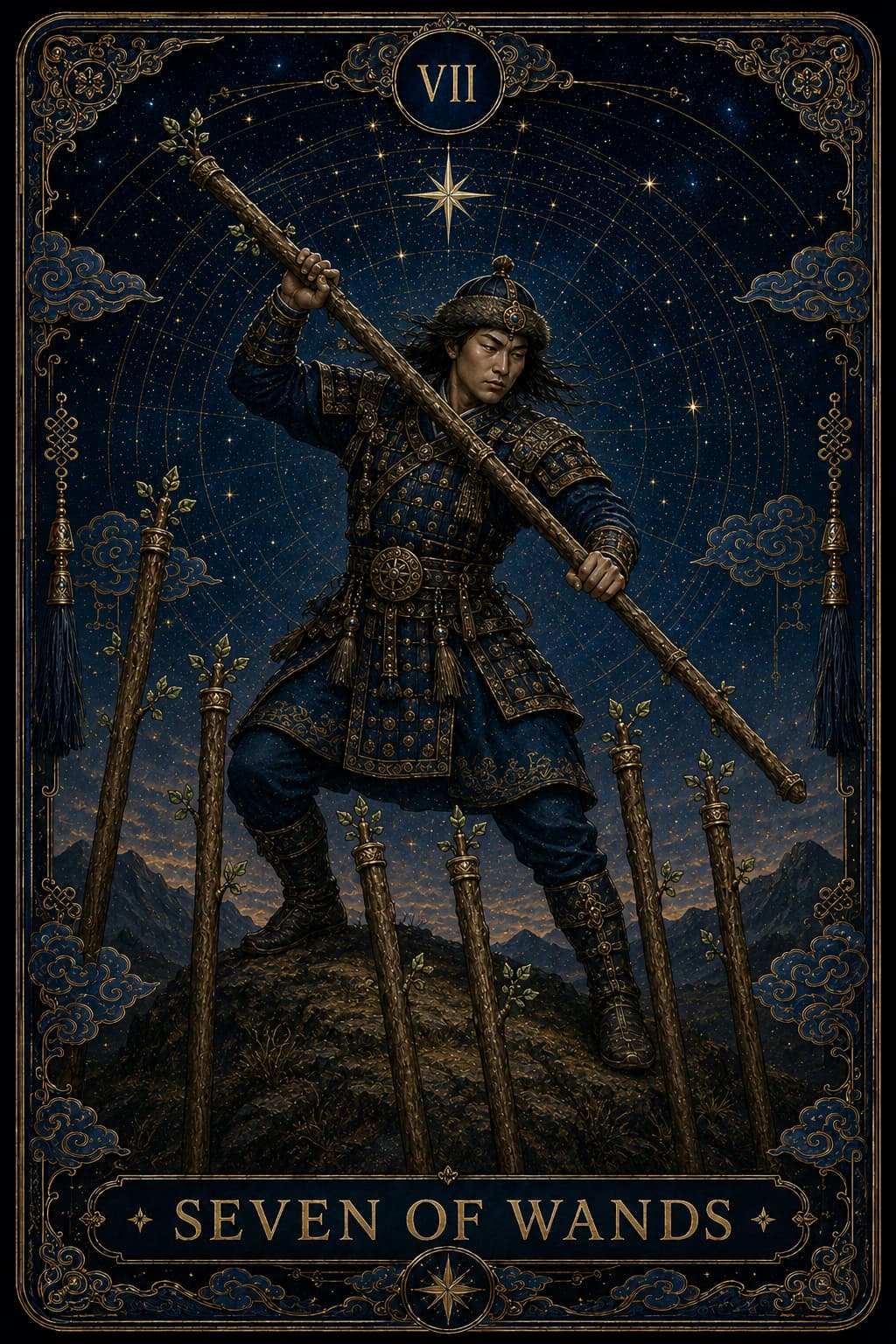 Seven of Wands