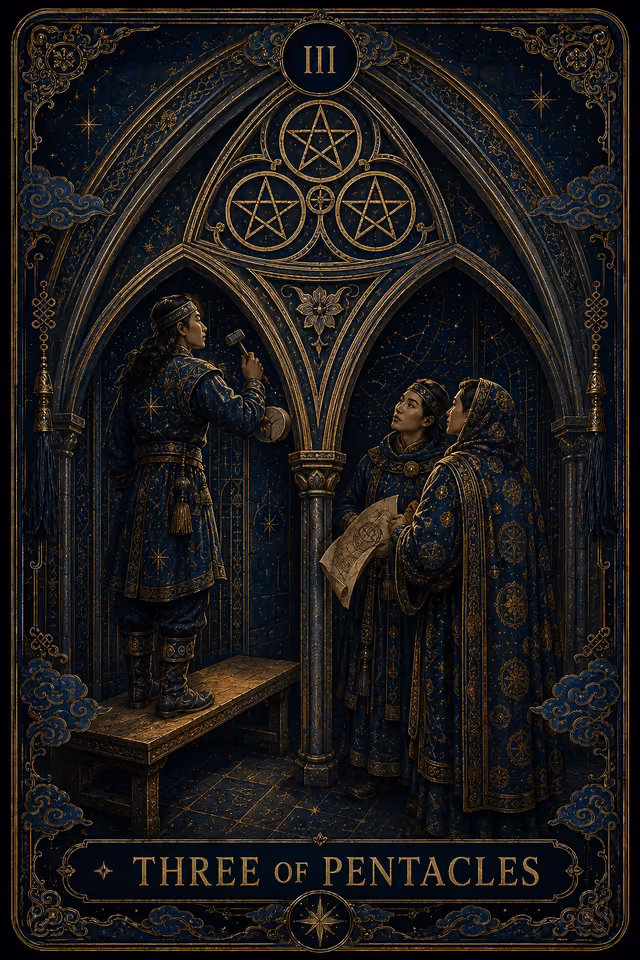 Three of Pentacles