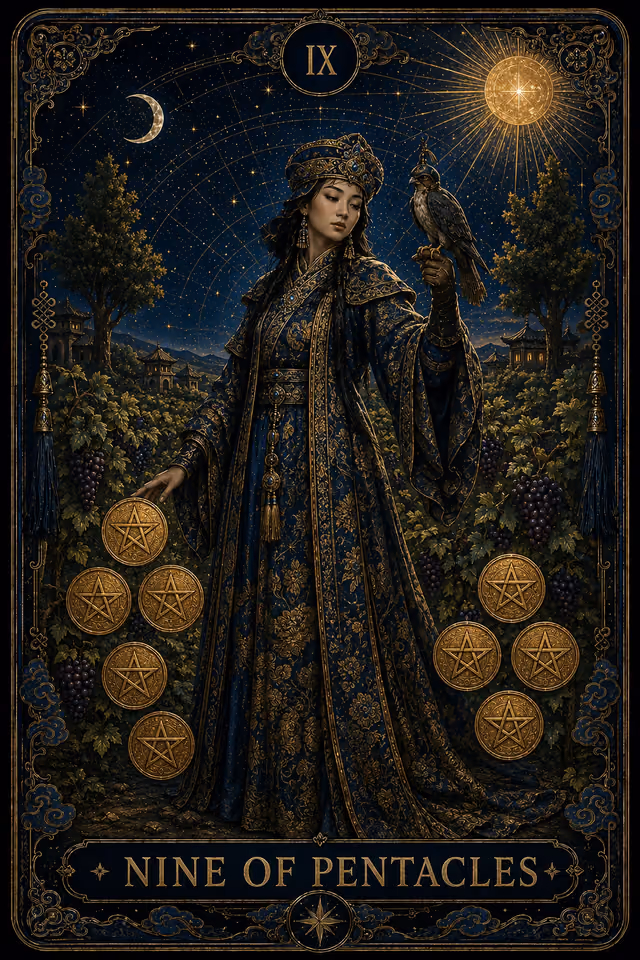 Nine of Pentacles