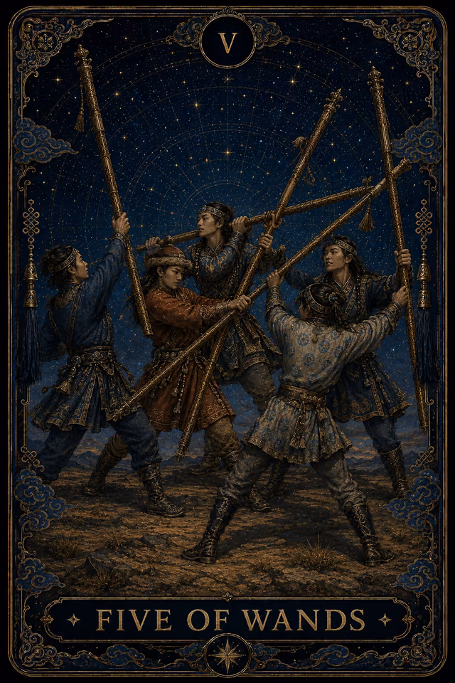 Five of Wands